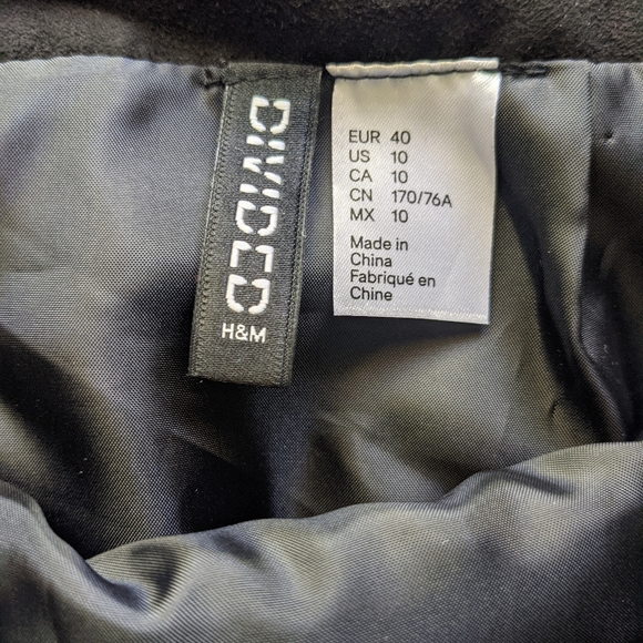 2/$15 H&M Faux Suede Lace up Mini Skirt - Picture 2 of 3